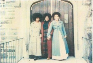 Left to right: Anita Addison, Audrey Jeter (me) and Monica Stewart, 1970